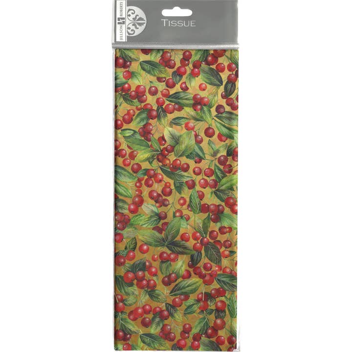 Tissue - Printed Merry Berry for wholesale by Jillson & Roberts