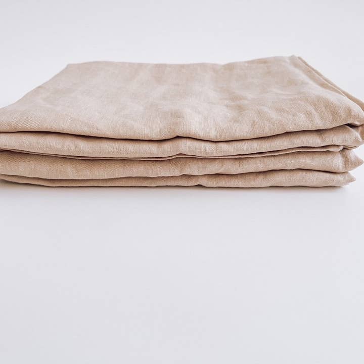 Mama and Tochter - Wholesale Tea Towel - Pure French Linen Tea Towel - Light Clay