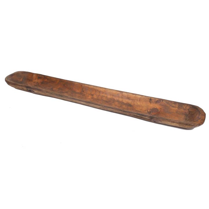 My Amigos Imports - Wholesale Decorative Plate/Dish/Bowl - Long Baguette Bowl-Farmhouse-Home Decor #2---6x40 in-Waxed