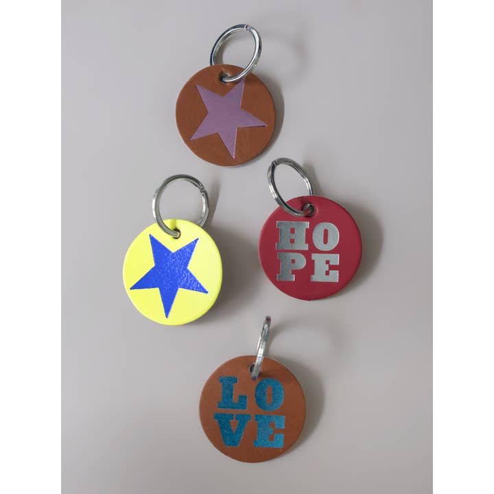 Dandy Star - Wholesale Keychain – Unisex - LOVE BLUE FOIL KEYRING X2 PACK1