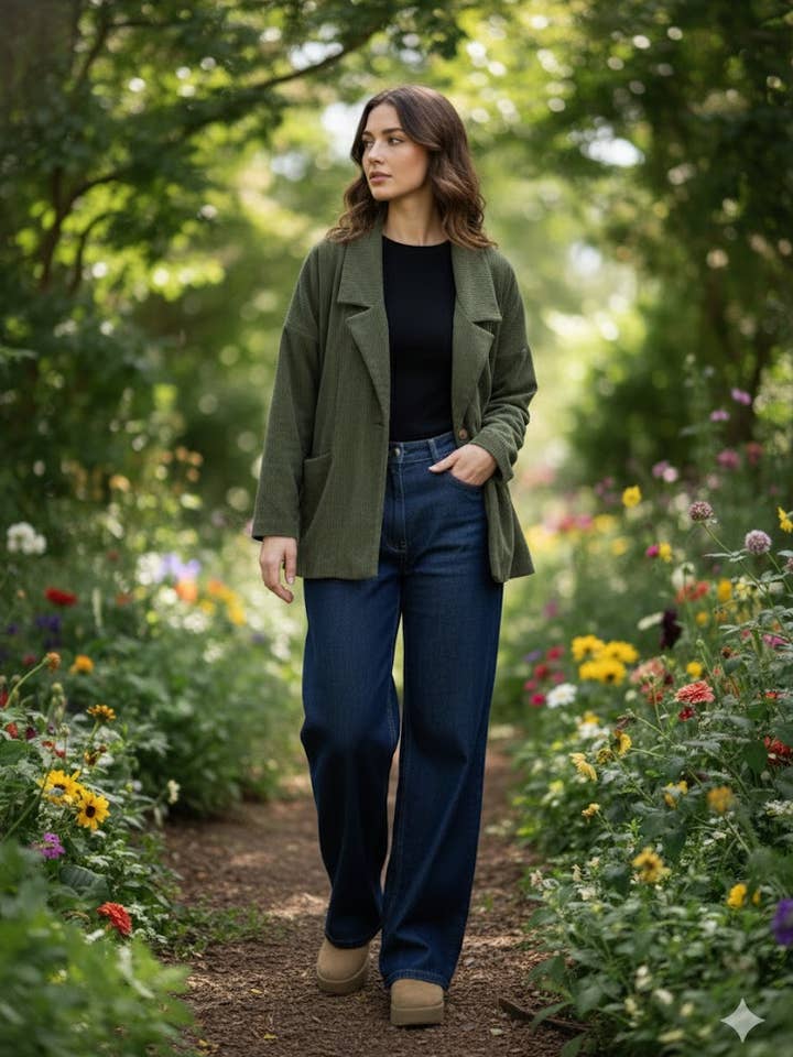 Velvet jacket with notched collar for wholesale by VICTORIA&ISAAC