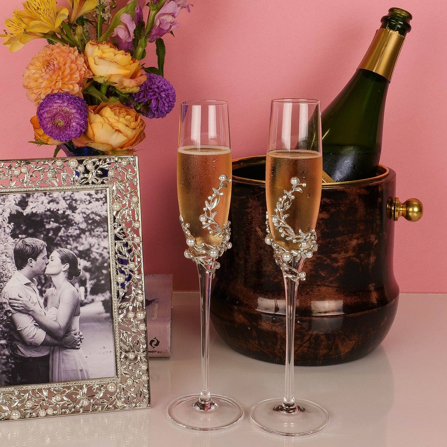 OLIVIA RIEGEL – wholesale Champagne flute – Eleanor Flute (Set of 2) | Flutes | Champagne Flutes |9