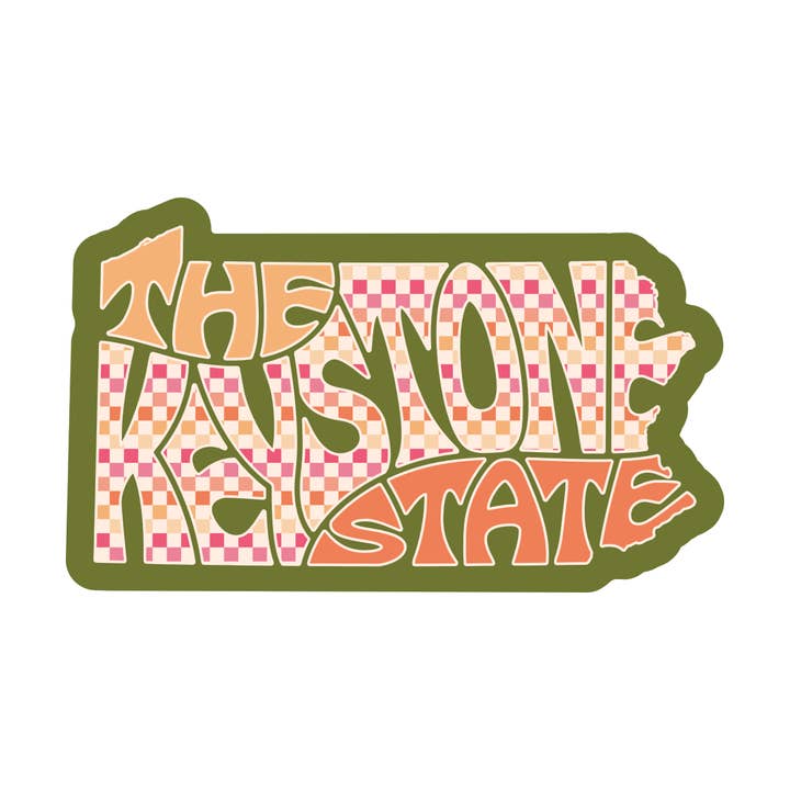 Pegatina de vinilo de alta calidad de Erie, Filadelfia, Pensilvania para venta al por mayor de Juju and Moxie