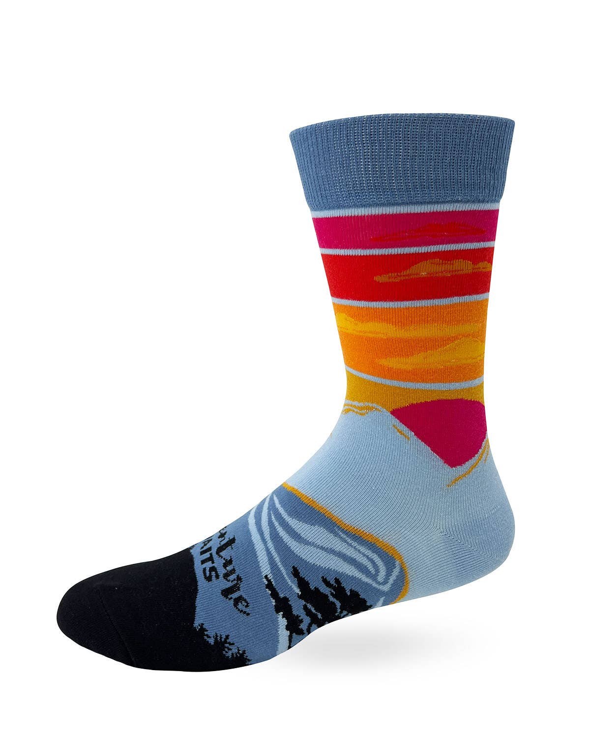 Fabdaz - Wholesale Socks - Men's - Adventure Awaits Men's Novelty Crew Socks3