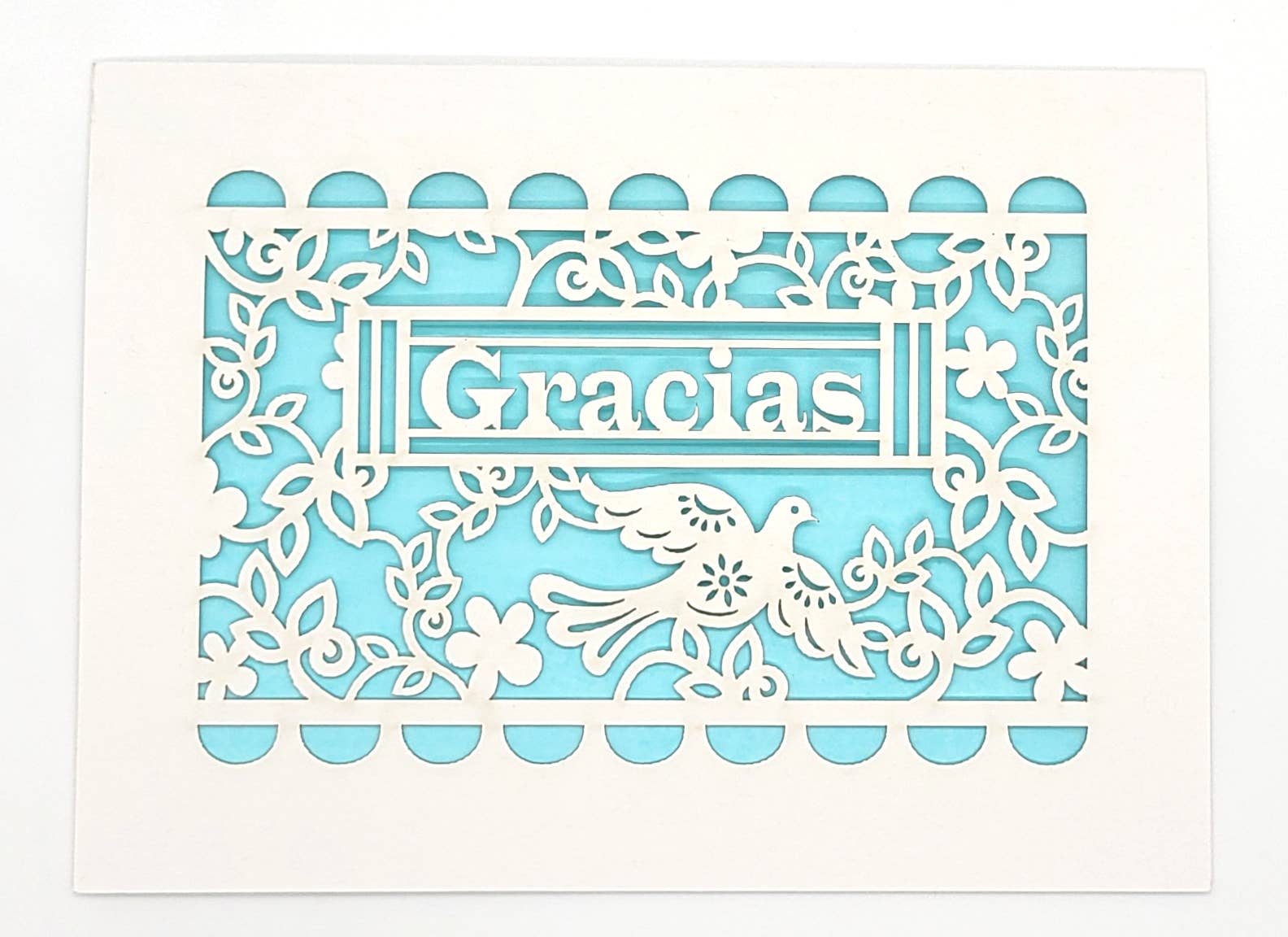 two hermanas - Vendita all'ingrosso Biglietti di ringraziamento - Gracias - Papel Picado - Grazie in spagnolo1