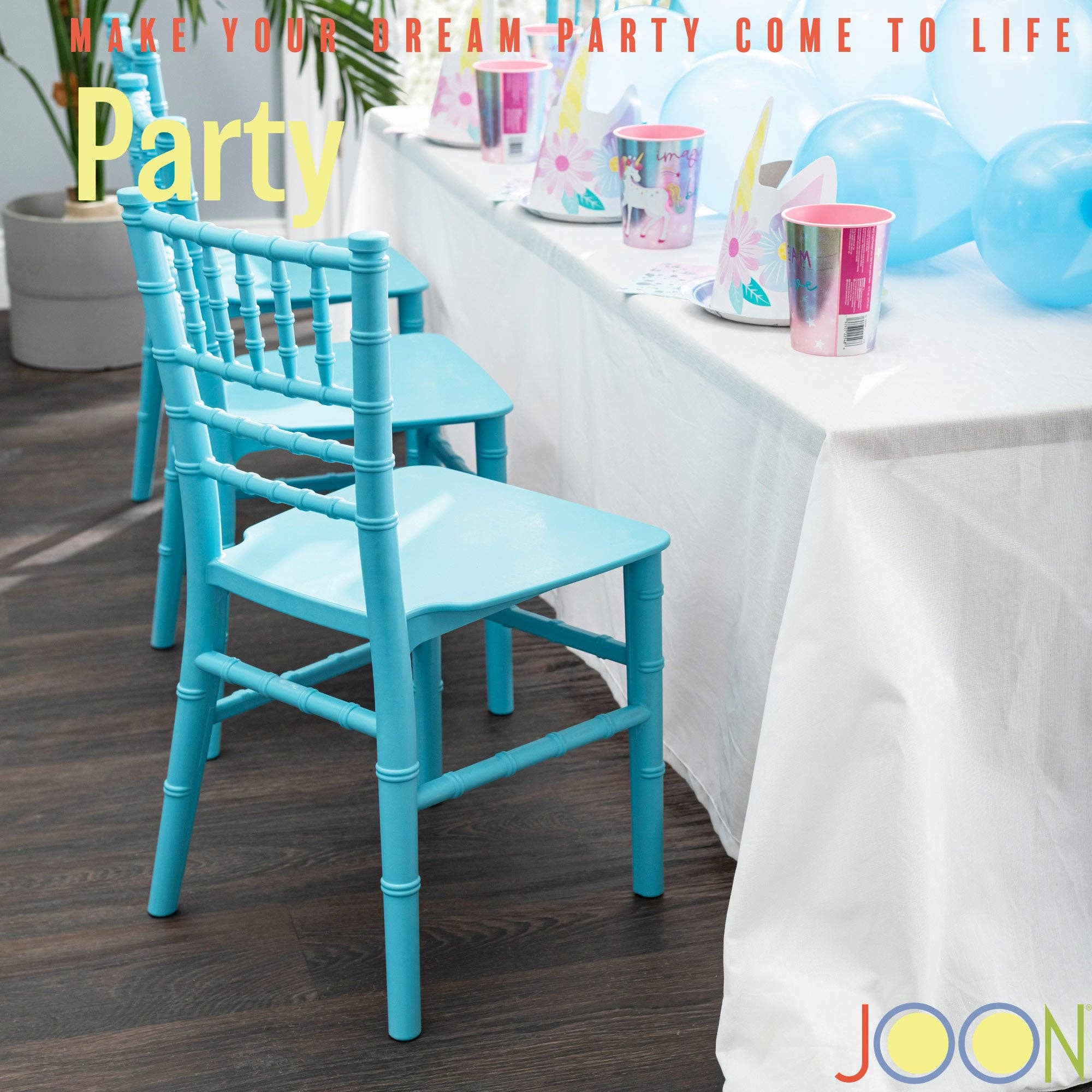 ShopBobbys - Wholesale Chair - Kids - JOON 2 Pack Kids Tiffany Chiavari Chairs, 25x13x14.5 Inches7