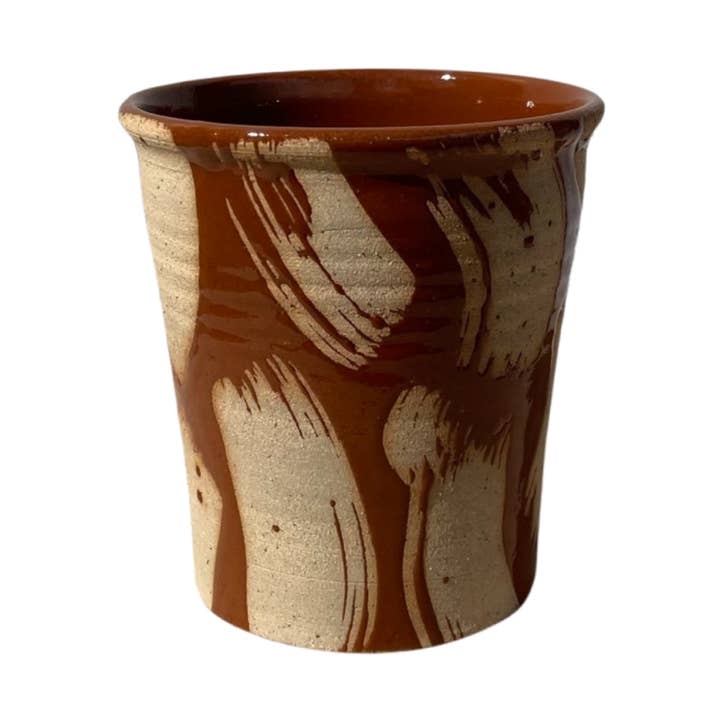 Brush Stroke Pot Marrone per la vendita all'ingrosso da parte di Paige Mitchell