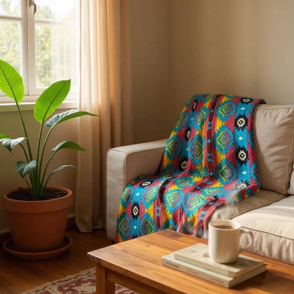 Nativo - Wholesale Throw Blanket - Throw Sherpa blanket