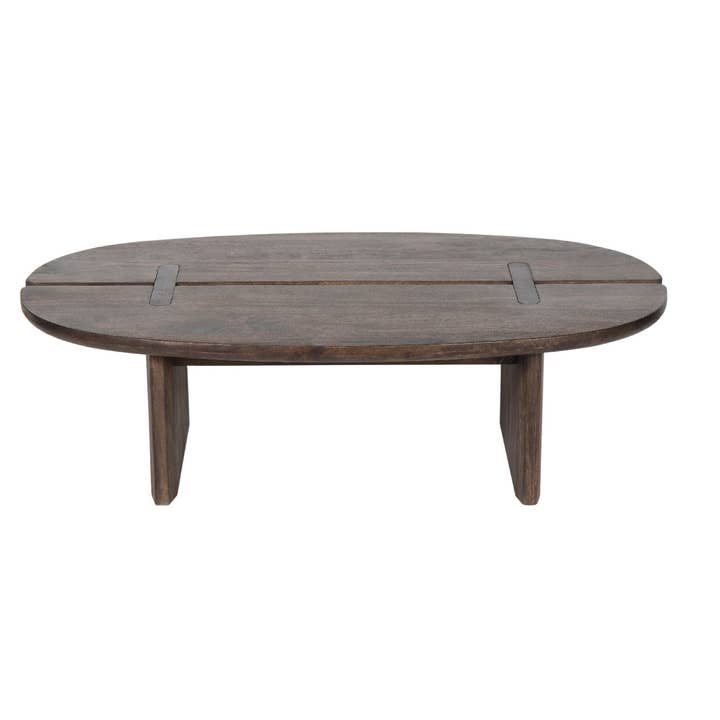 Arebol Mango Wood Coffee Table - Washed Walnut for wholesale by Pinkcity