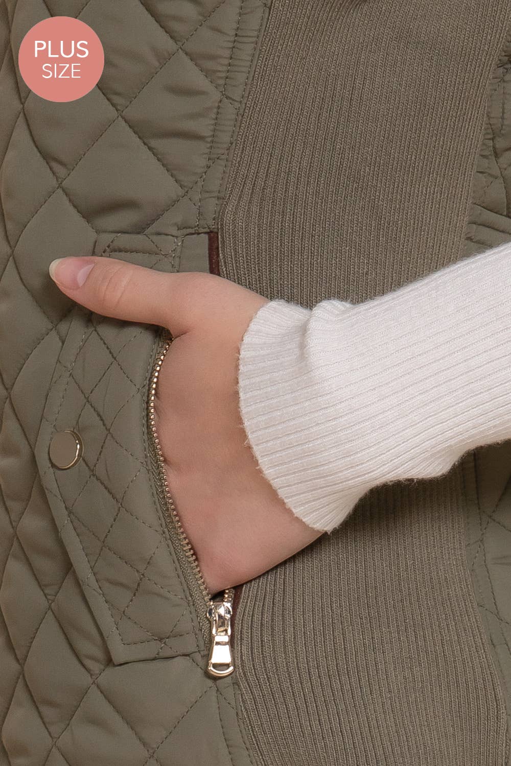 Active Basic | Active USA – Großhandel Oberbekleidungsweste – Damen – Steppweste mit Veloursleder-Paspeln29