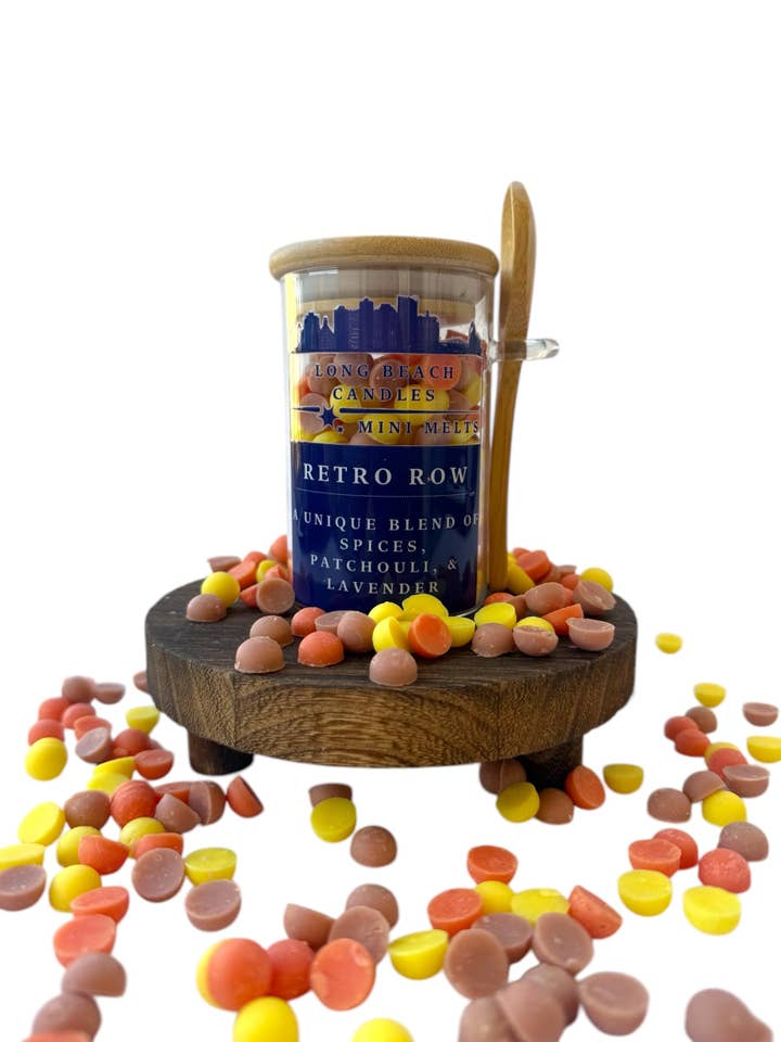 Retro Row Mini Melts por atacado de Long Beach Candles
