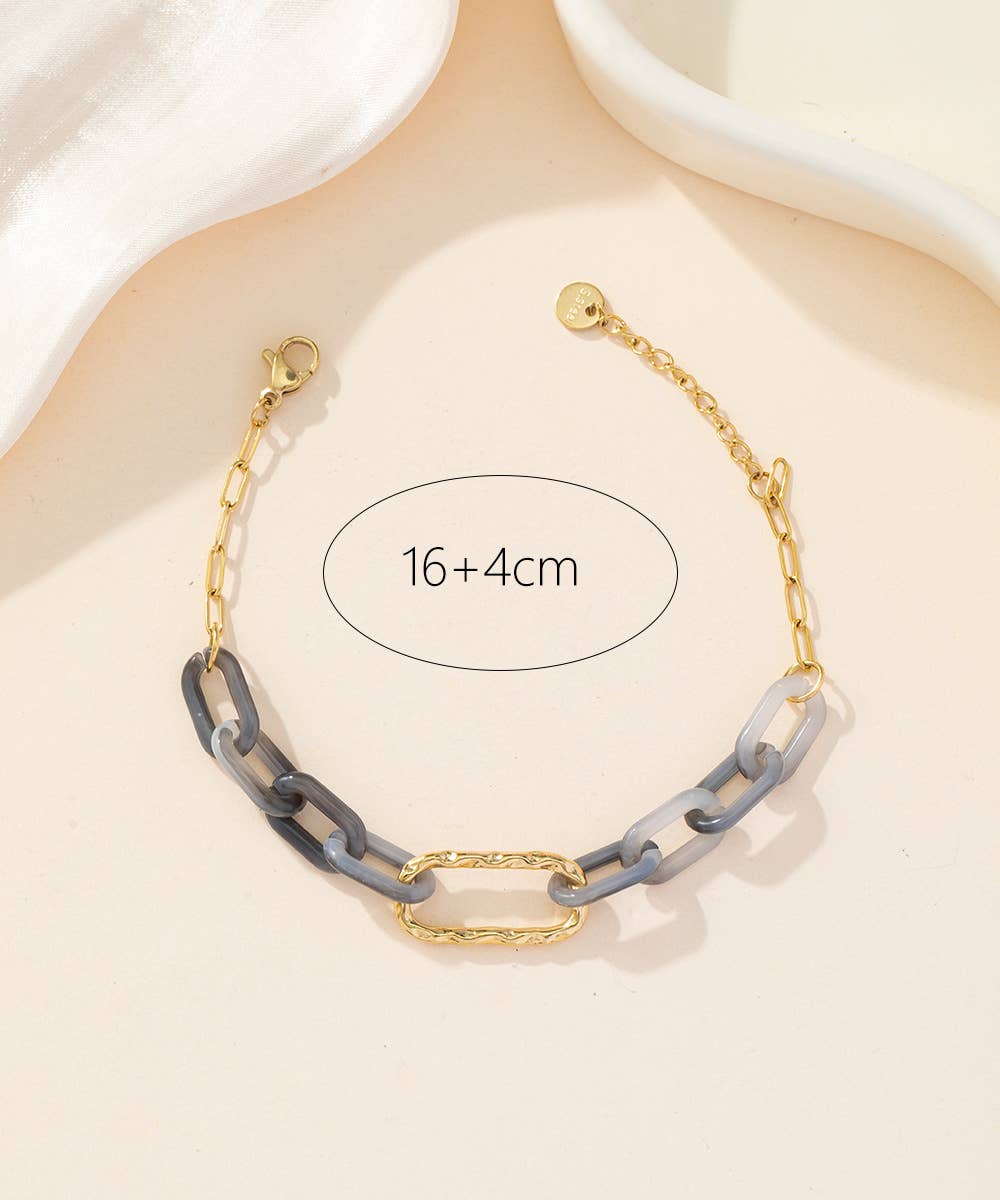 Blossom bijoux - Wholesale Link & Chain Bracelet - 24BRA006 Stainless Steel Bracelet2