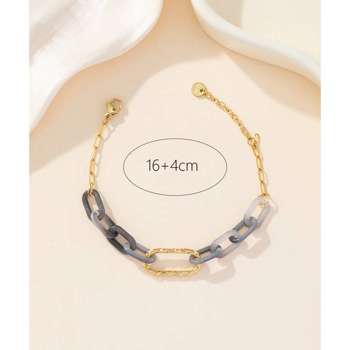 Blossom bijoux - Wholesale Link & Chain Bracelet - 24BRA006 Stainless Steel Bracelet2