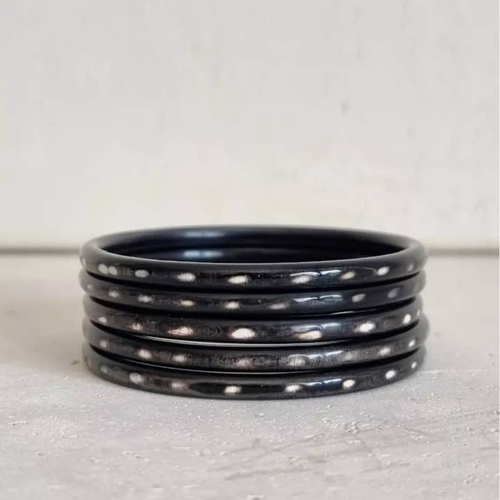 Le Coin Sauvage - Wholesale Bangle Bracelet - Horn Bangle Bracelet - 5 mm - Tiger3