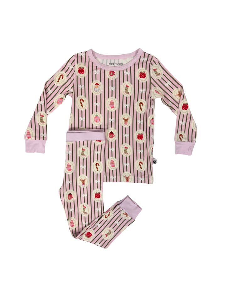 Mini Moon - Wholesale Sleepwear set – Kids - Sugar Plum Lane - Two-Piece Set2