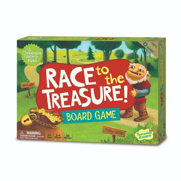 Cooperative Game - Peaceable Kingdom Race To The Treasure for wholesale by Just Imagine Toys