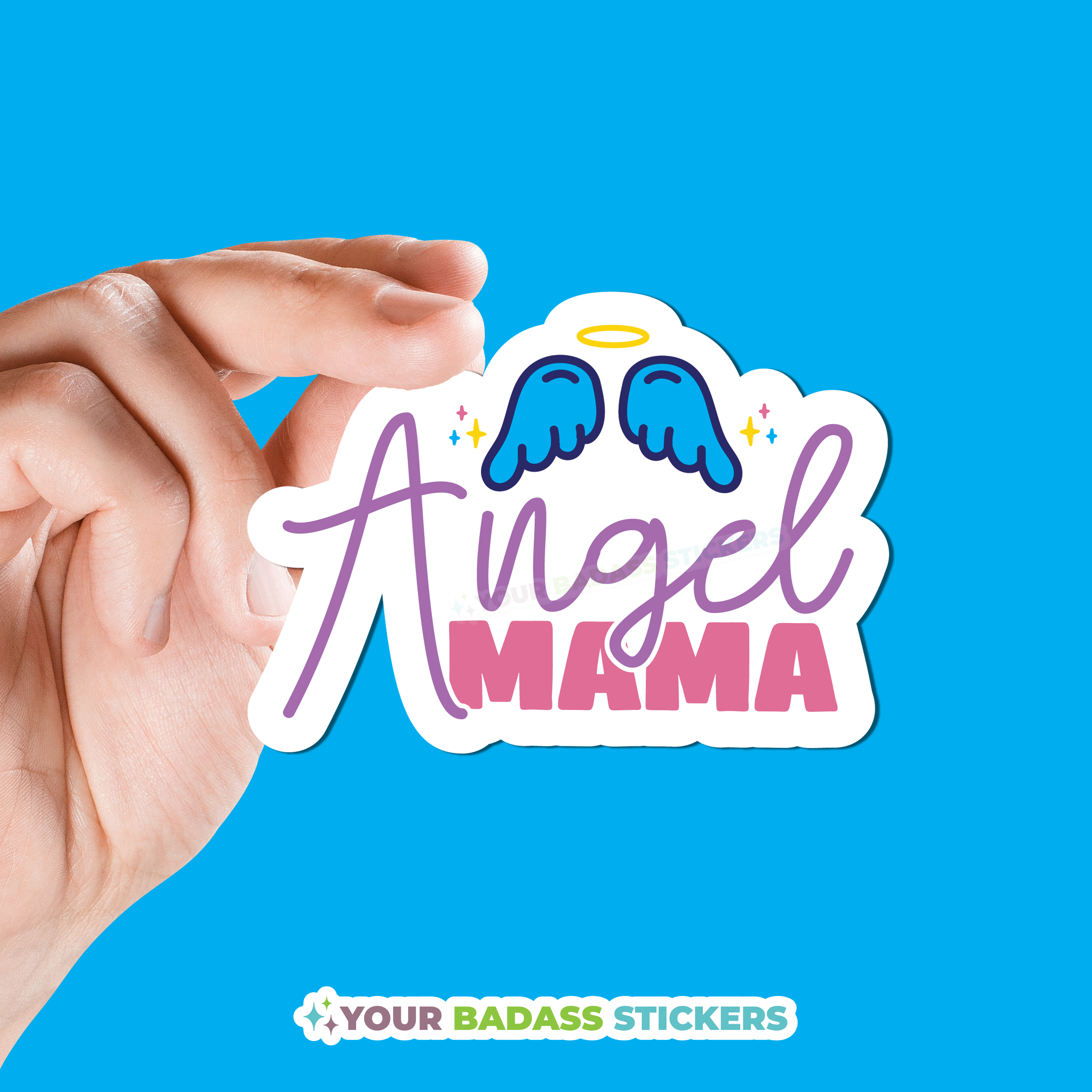 Your Badass Stickers - Wholesale Sticker - Angel Mama Sticker - Miscarriage Gift1