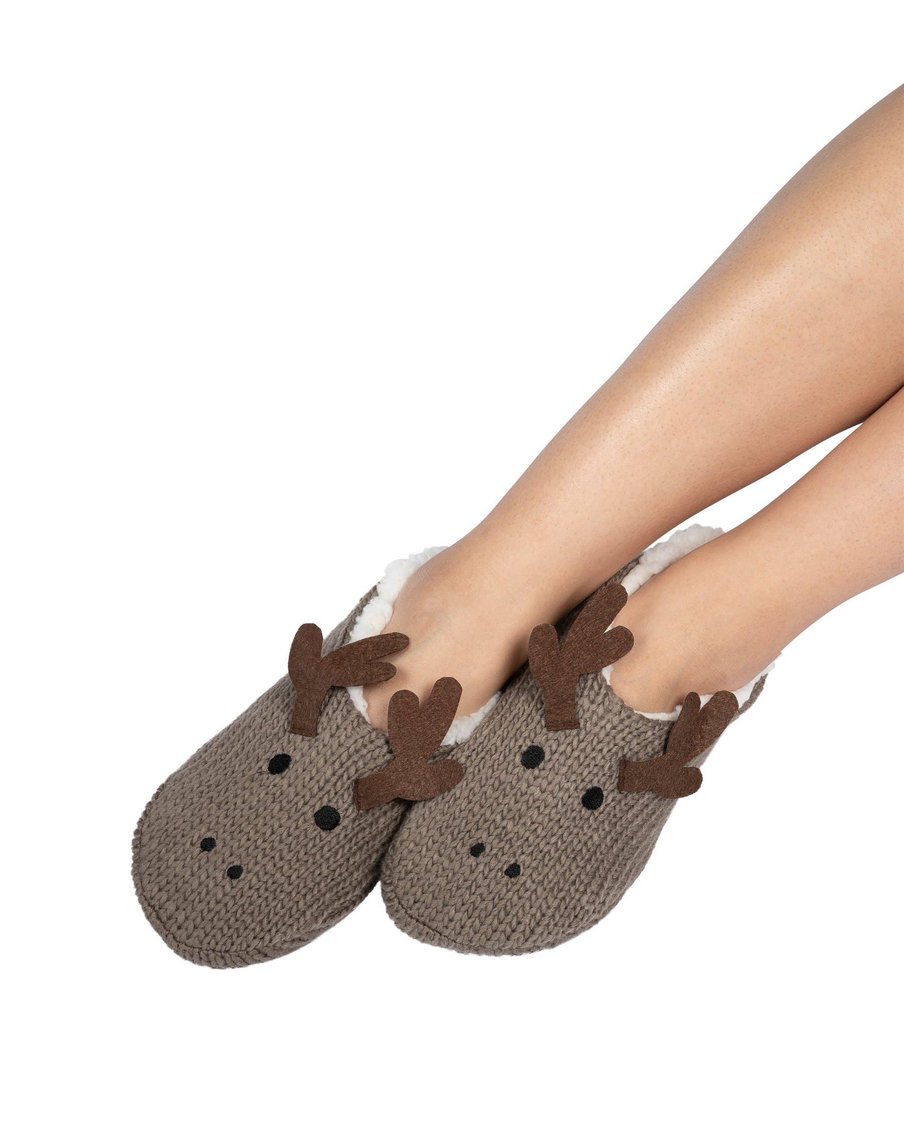 LATTELOVE - Wholesale Slippers - Women's - Plush Critter Ankle Slipper1