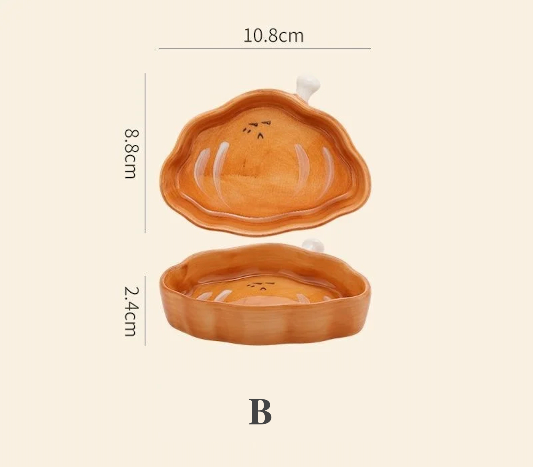 Homerely (We Cover All Import Duties) – Großhandel Essteller – Keramikteller mit Brotdesign1