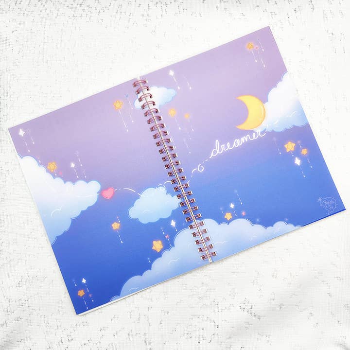 Dreamer | Spiral-Bound Sticker Release Book for wholesale by squibblefu
