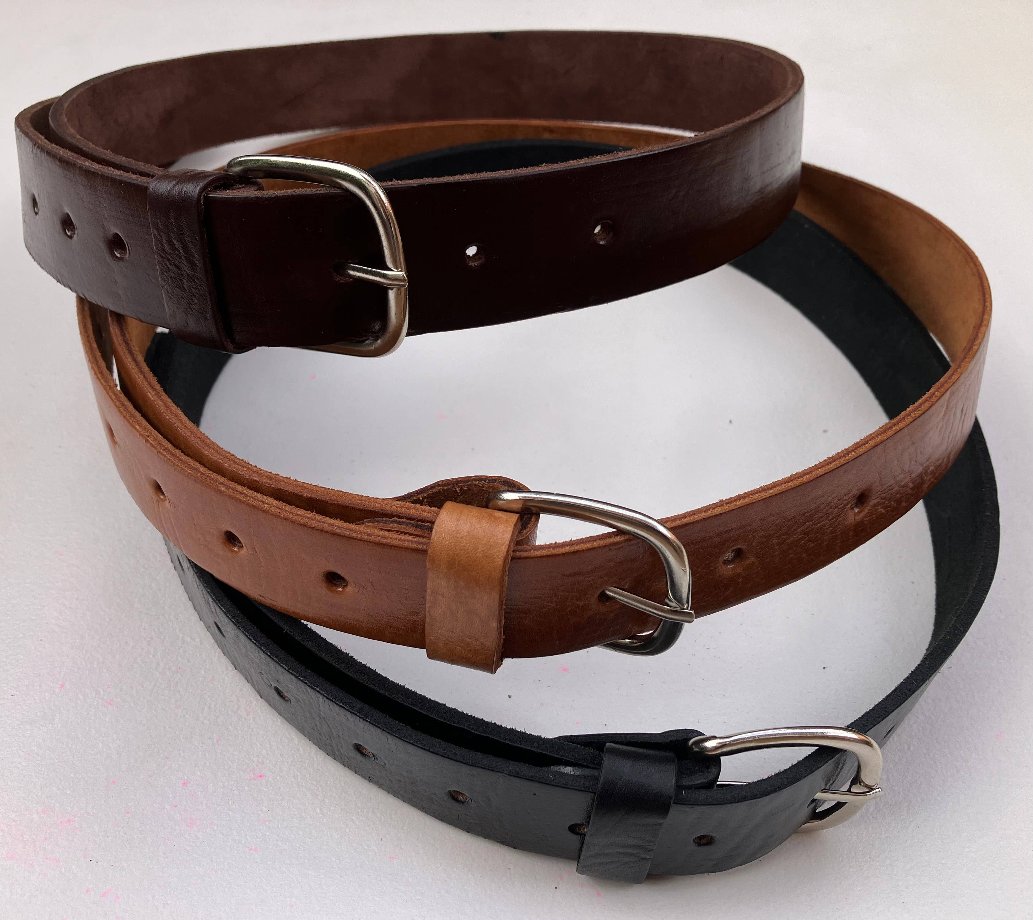 FBandCo – wholesale Belt – Unisex – Leather Belt, Chrome Buckle, Handcrafted1