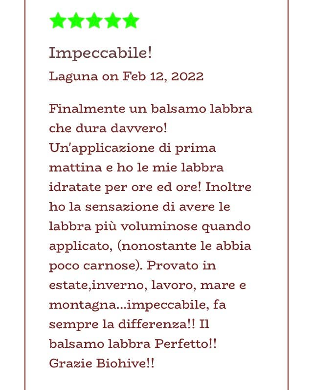Biohive – Großhandel Lippenbalsam – Natürlicher Lippenbalsam mit Honig, weißer Schokolade und Hyaluronsäure5