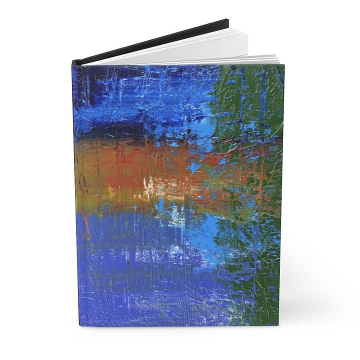 Writing Journal "Abstract Sunset" for wholesale by Roxy Wuz Here Art