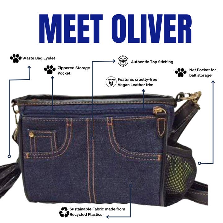 Oliver Training Bag for wholesale by A Pet with Paws® LLC