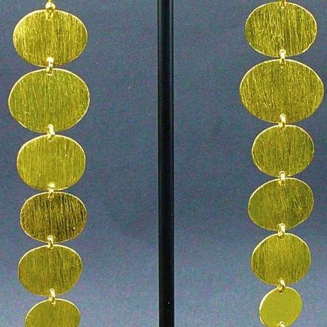 LA MAR - Wholesale Dangle Earrings - LARGE gold-plated earrings2