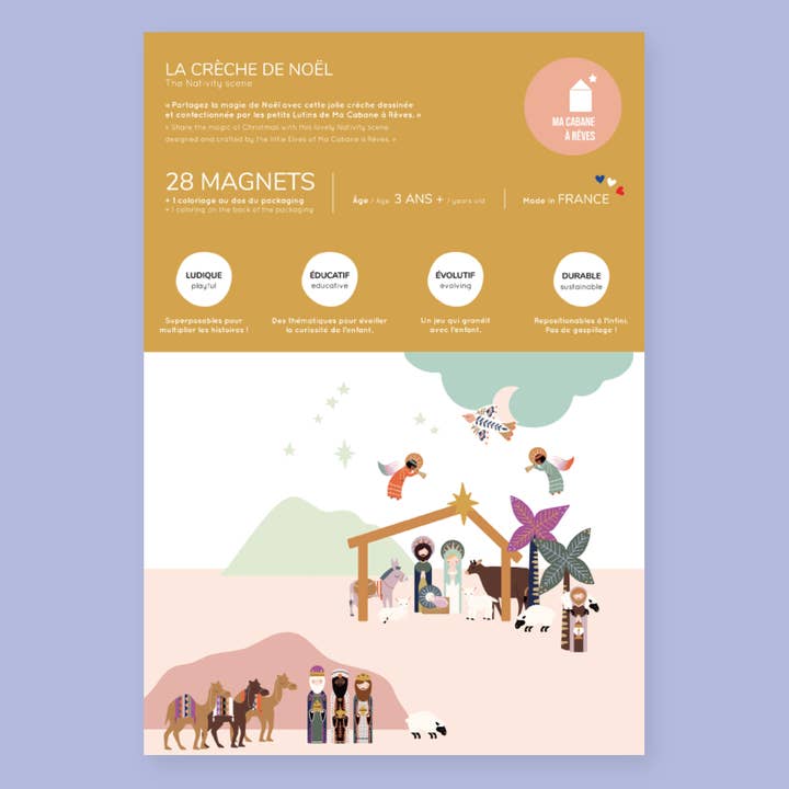 Ma Cabane à Rêves - Wholesale Magnet - Kids & Baby - The Magnetic Christmas Nativity Scene8