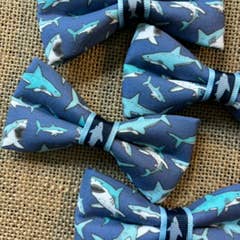 DOG BOW TIES - Wholesale Pet Bow Tie - Dog - MINI SIZE Sharks