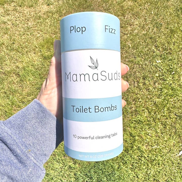 MamaSuds | Non-toxic Household Cleaners + Real Soap - Wholesale Toilet Cleaner - Toilet Bomb Cleaning Tabs1