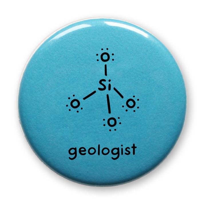 Geologist Button for wholesale by The Chemist Tree