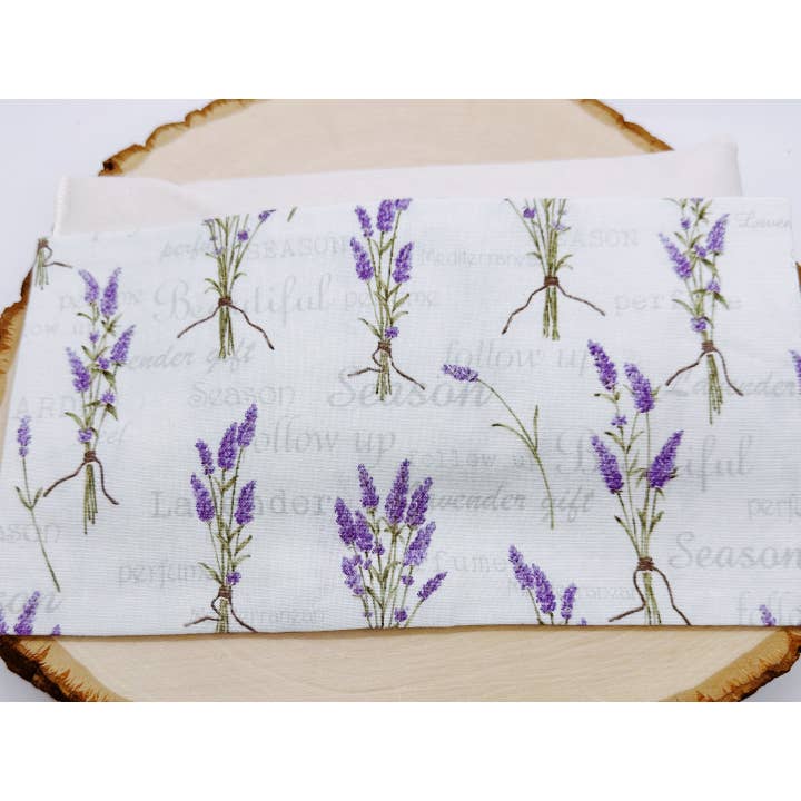 Wellness & Oils - Wholesale Spa/Therapy Pillow - Lavender Eye Pillow with Washable Cover-Lavender mint