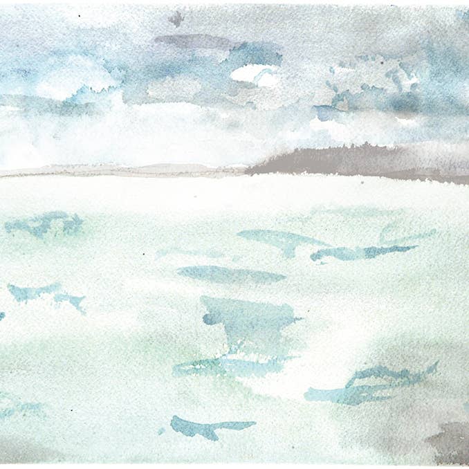 Misty Day for wholesale by Michael Sincic Watercolors