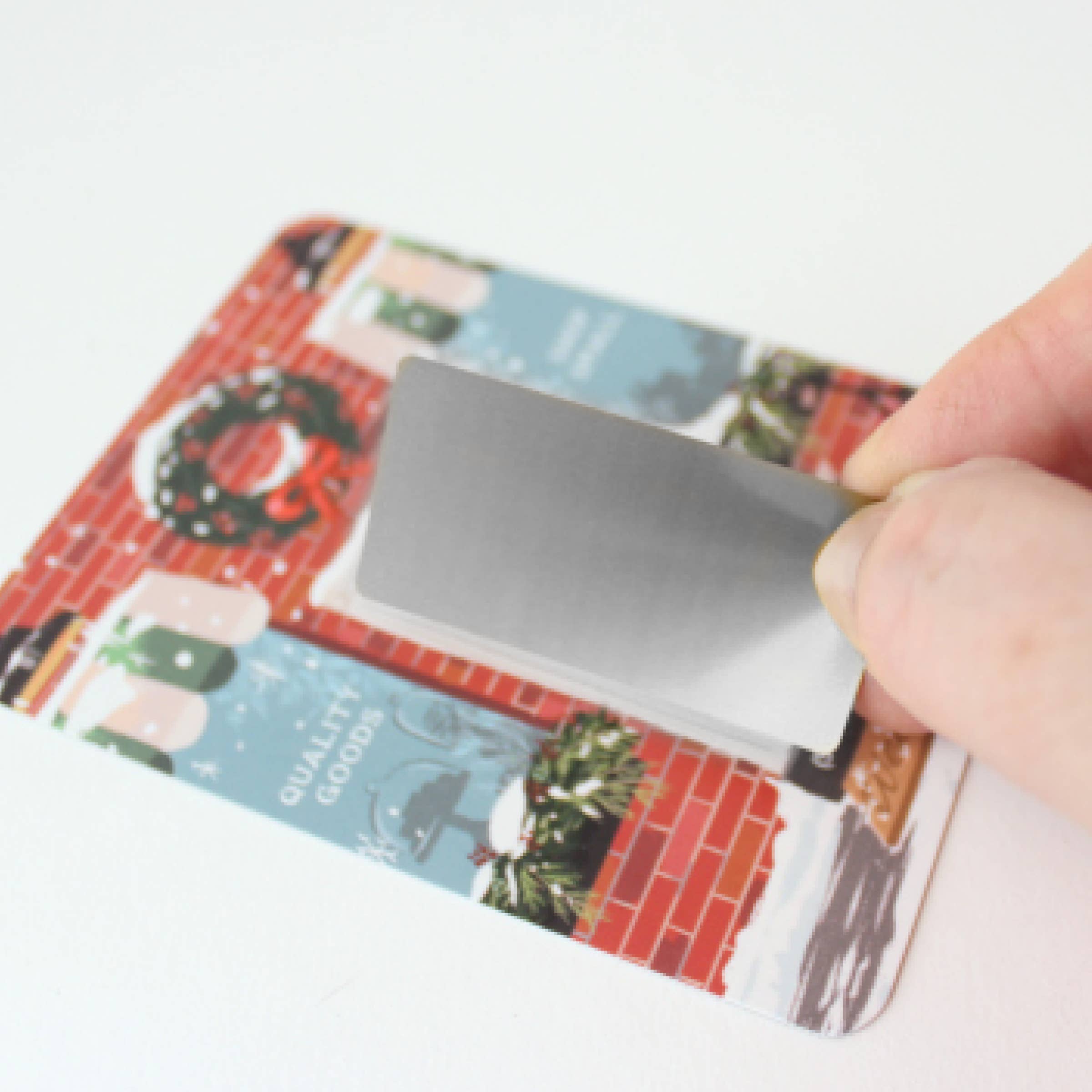 Inklings Paperie – wholesale Stationery/notecard set – 100 Customer Scratch-off Cards - Winter Brick Shop Small4