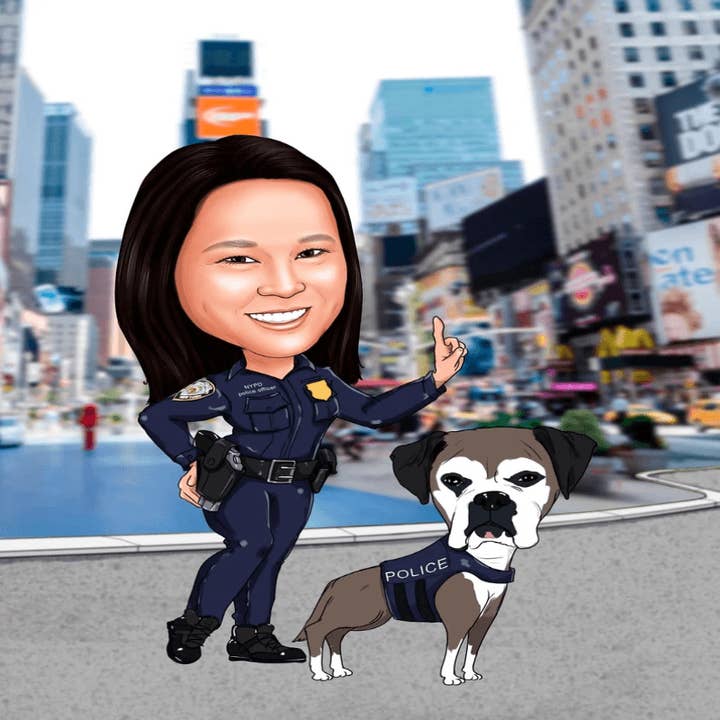 POLICE WORKER for wholesale by Caricature4You