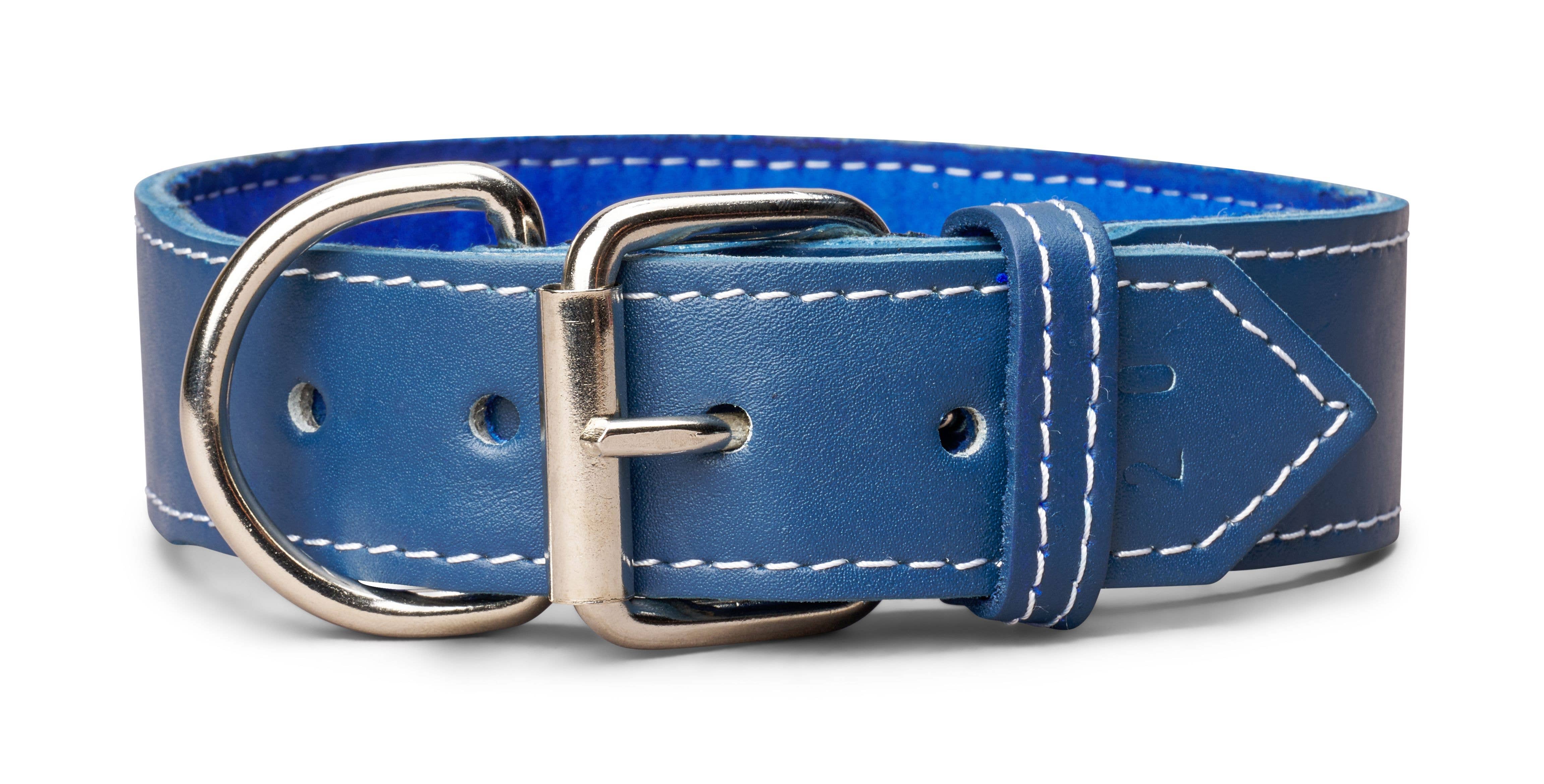 TOP DOG BRAND INC - Wholesale Pet Collar - Dog - 1 3/4 Inch Wide Plain Leather Collars3