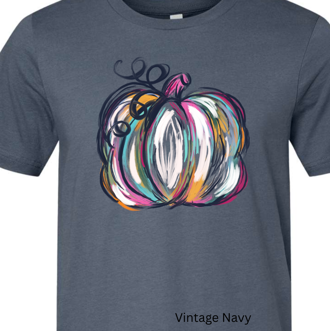 Kiki's Boutique - Wholesale Screen Printed T-Shirt - Women's - Watercolor Pumpkin Tee11