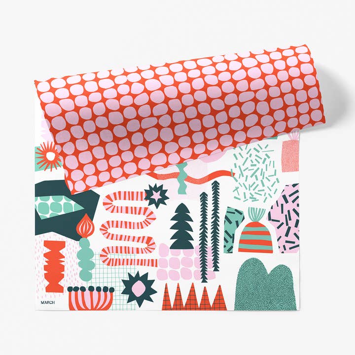 Winterland - Envoltorio de regalo para venta al por mayor de March Party Goods