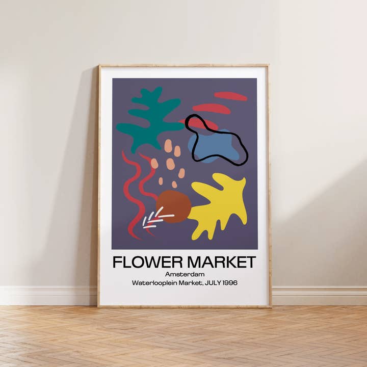 Lune Club - Wholesale Art Print - Flower Market Amsterdam Print #4