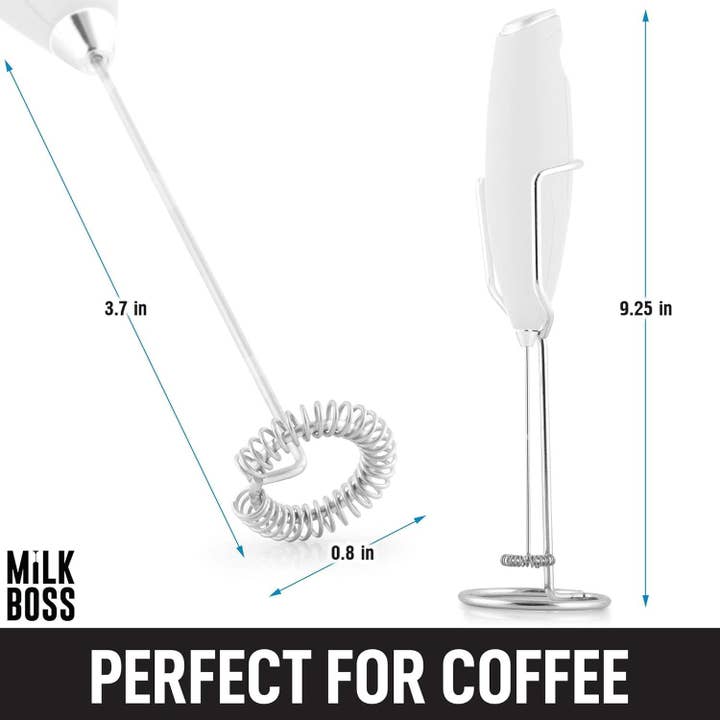 Zulay Kitchen - Wholesale Kitchen Tool/Gadget - Handheld Milk Frother With Holster Stand-Milk Boss