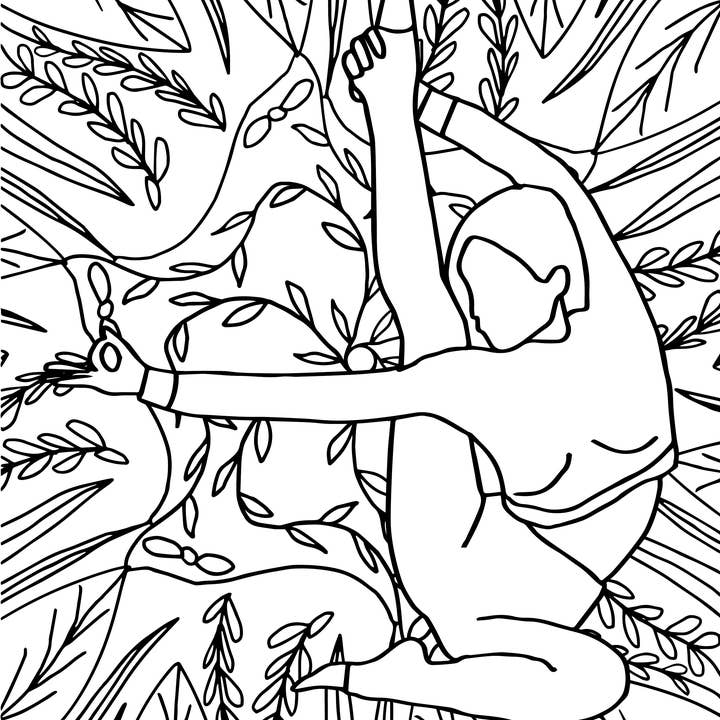 Illustrated Melanin - Wholesale Coloring & Activity Book - Adult - Find Joy Through Color II: Coloring Book for Yogis3