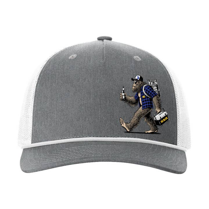 Ales to Trails - Wholesale Trucker Hat - Unisex - Go Blue Michigan Trucker hat