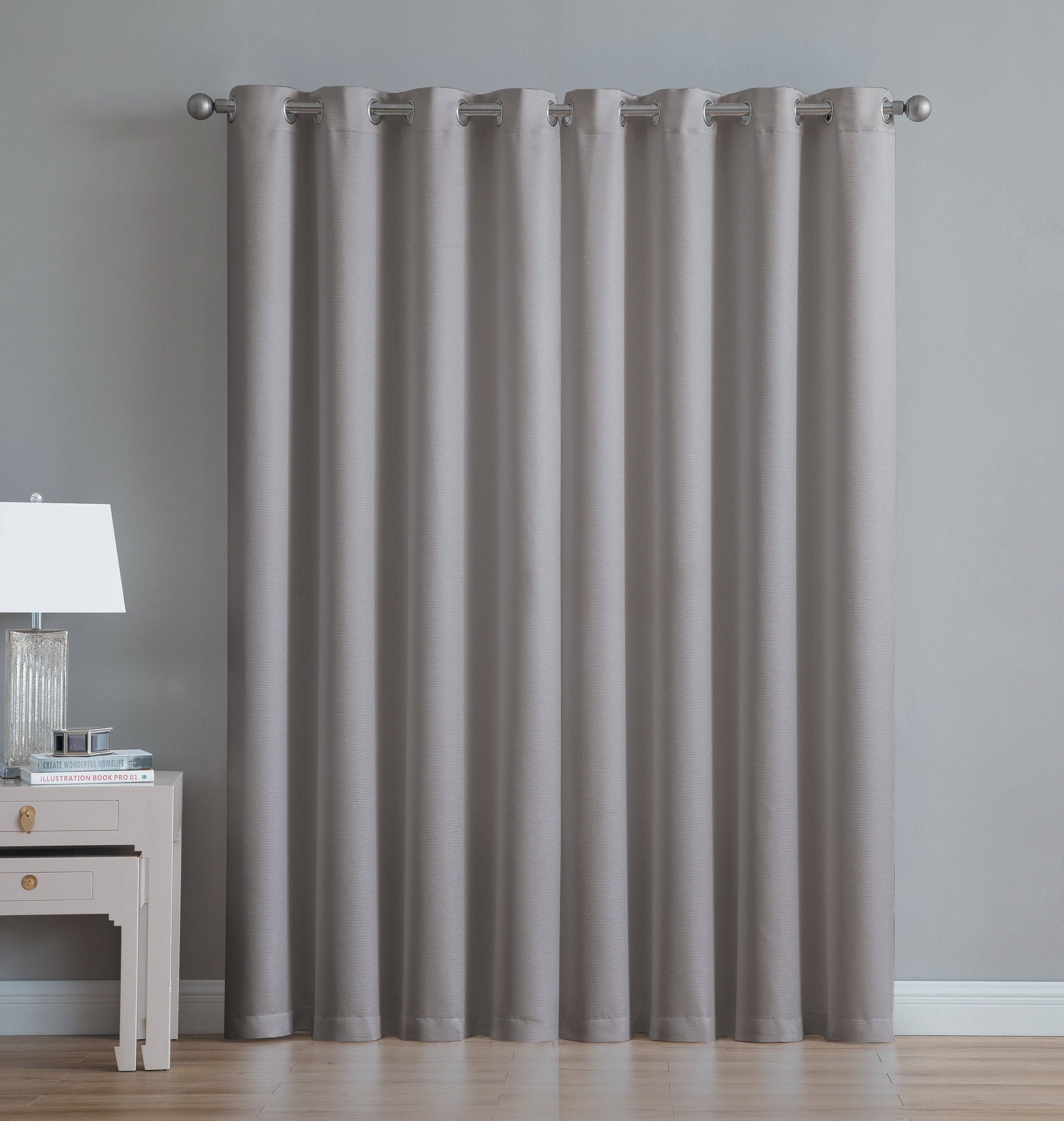 Linen Mart – wholesale Curtain – Abstract Grommet Top Thermal Insulated Blackout Window Curta4