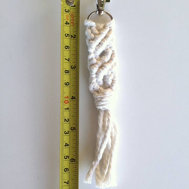 Ruby Moon Decor – Großhandel Schlüsselanhänger – Damen – Moderner Makramee-Schlüsselbund in 11 Farben erhältlich6