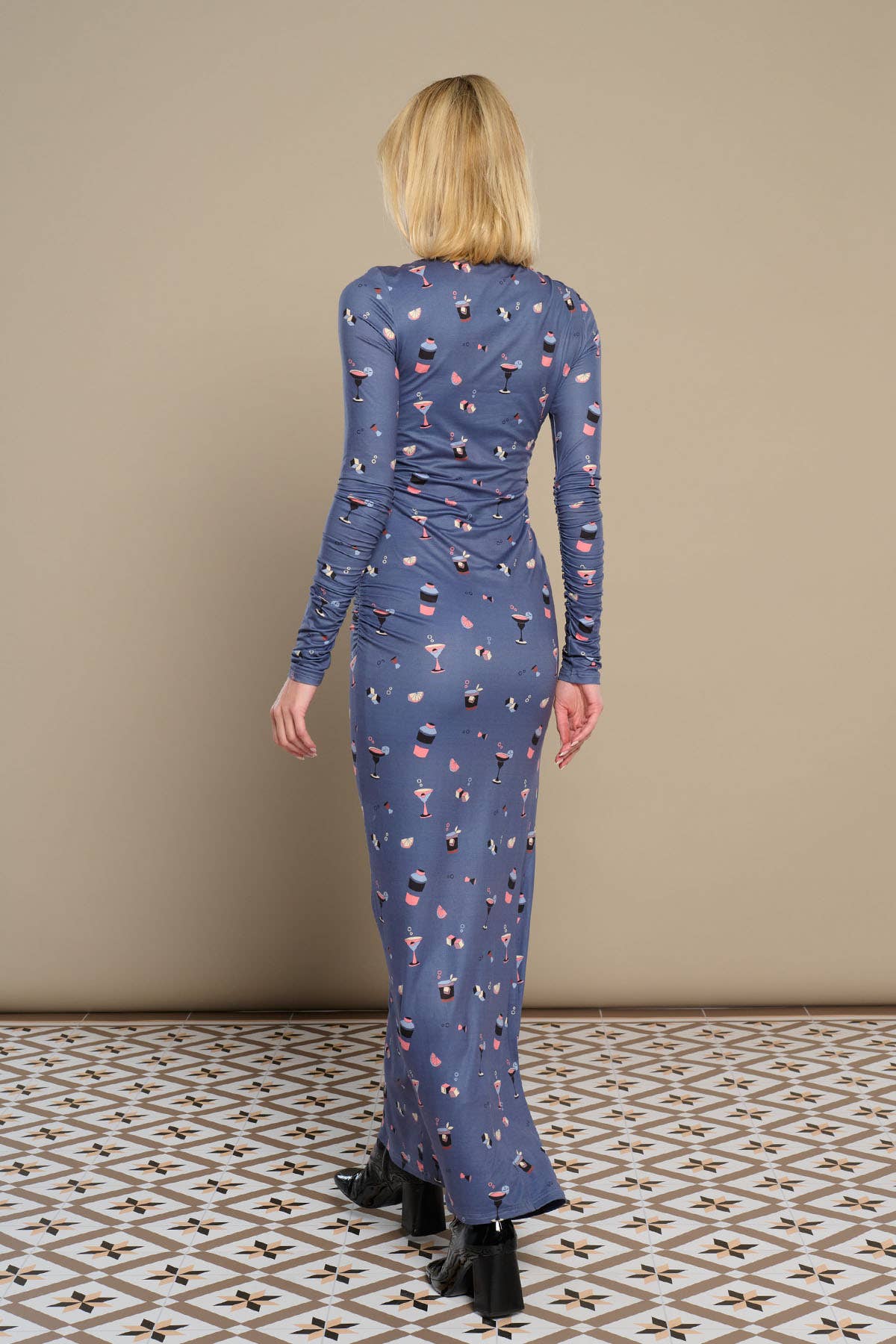 Blue VENECIA DRESS for wholesale on Faire3