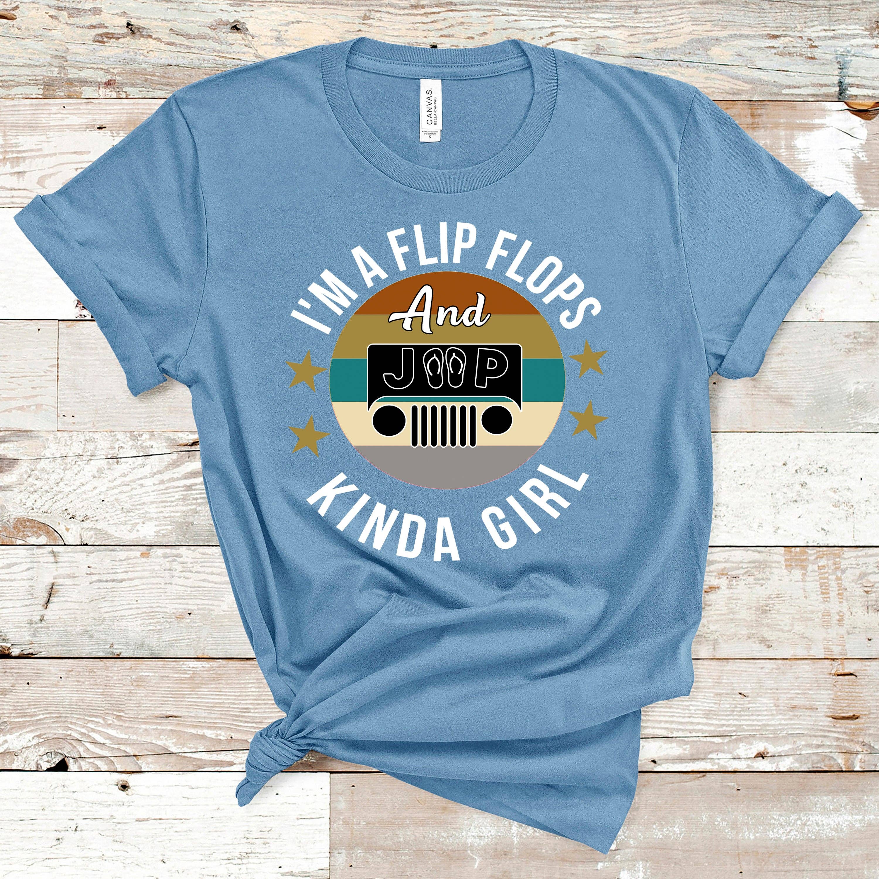 LA Shirt Company - Wholesale T-Shirt (Graphic) - Women's - I'm a Flip flops - Bella Graphic Tee2