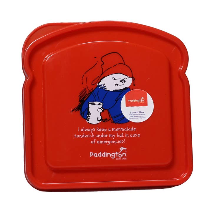 Plastic Lunch Box - Paddington Bear (Sandwich) for wholesale by Half Moon Bay