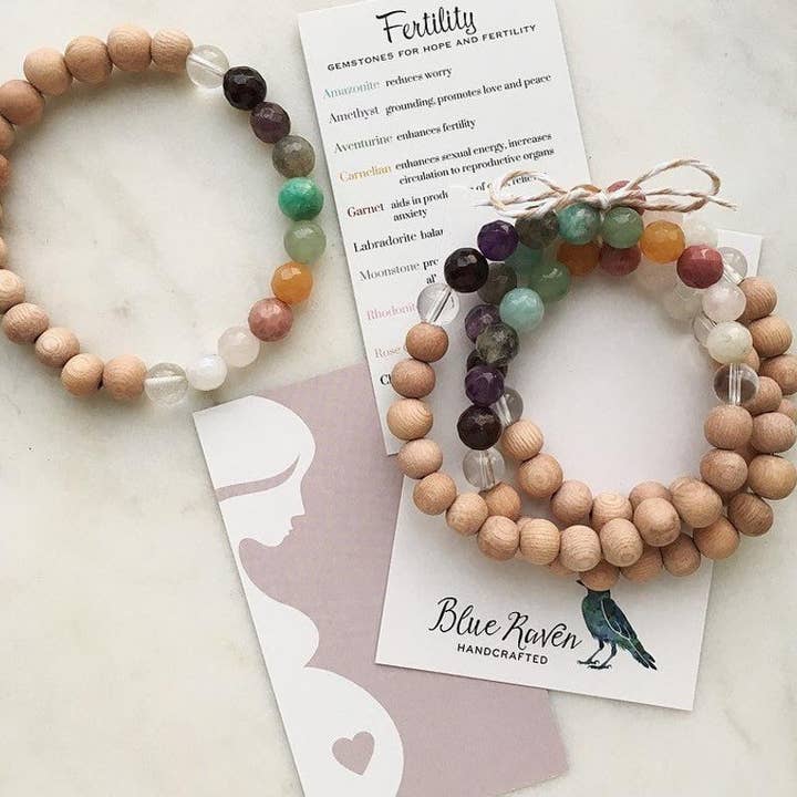 Blue Raven Handcrafted - Vendita all'ingrosso Bracciale per aromaterapia - Skinny | Fertilità | Healing Aromaterapia Bracciale Diffusore